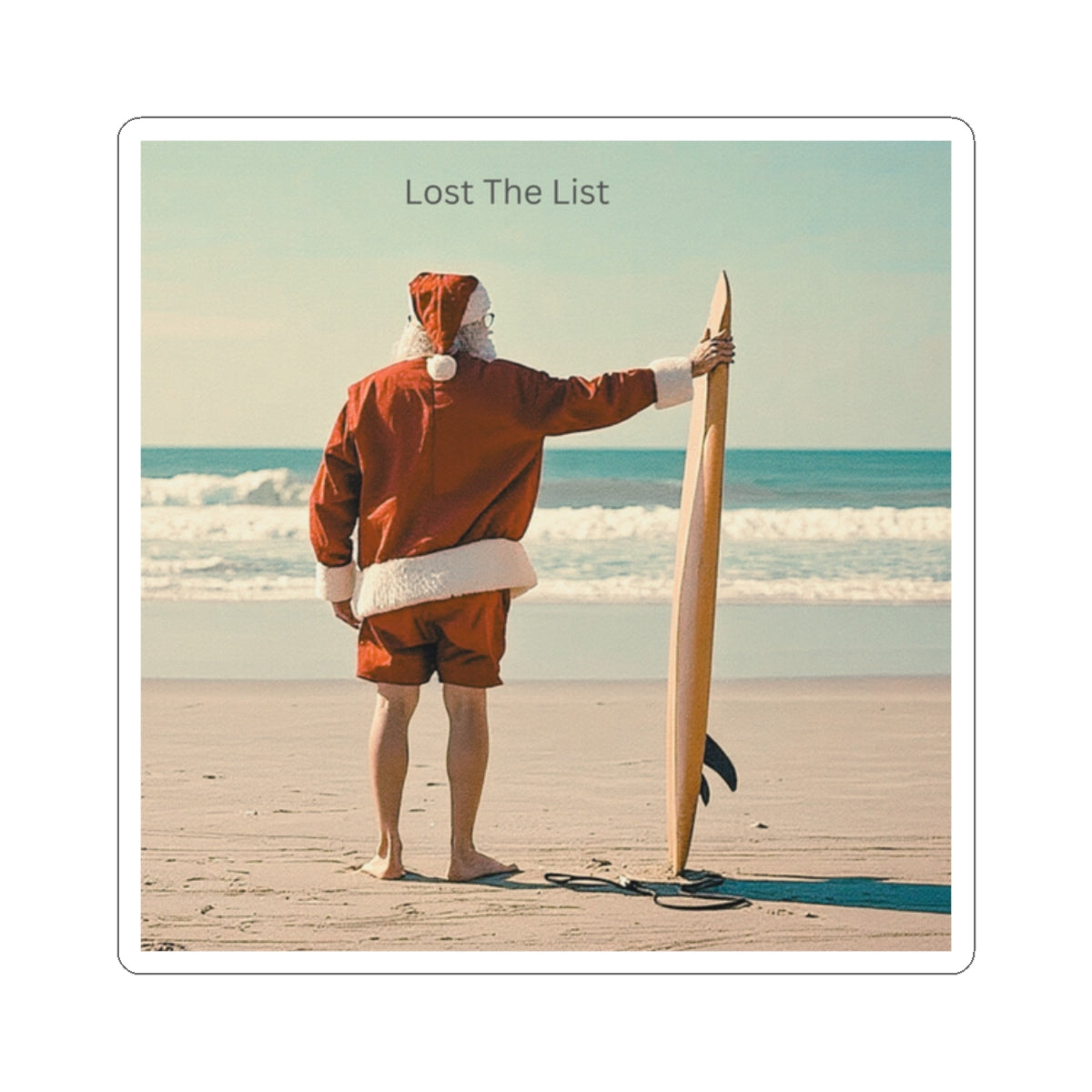 Surfing Santa - Stickers