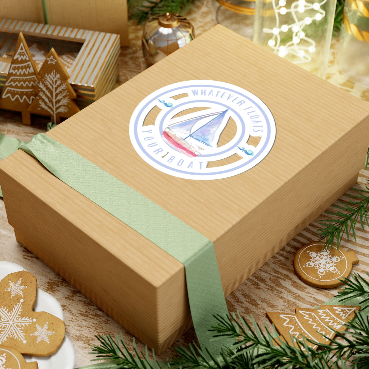 "Whatever floats your boat"  Sticker