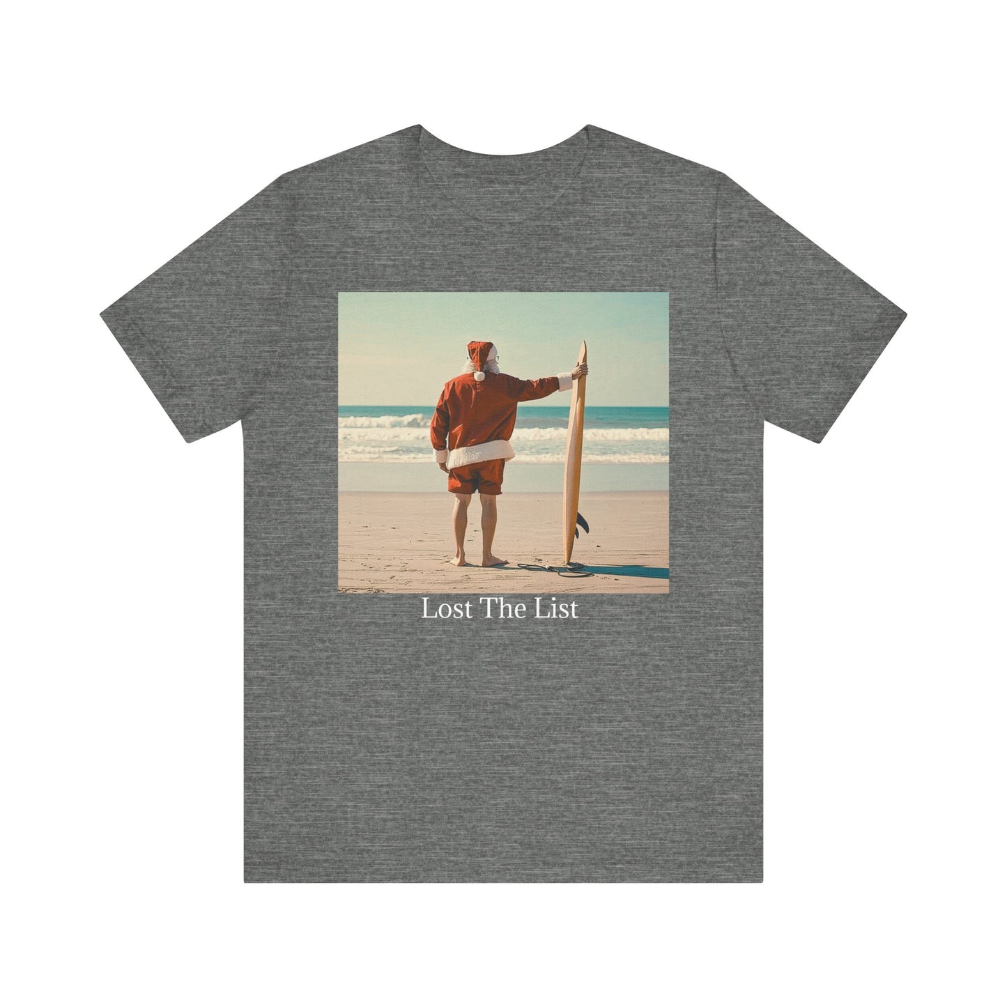 Beach Santa "Lost The List" - Men T-Shirt
