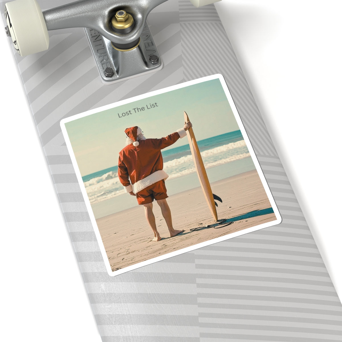 Surfing Santa - Stickers
