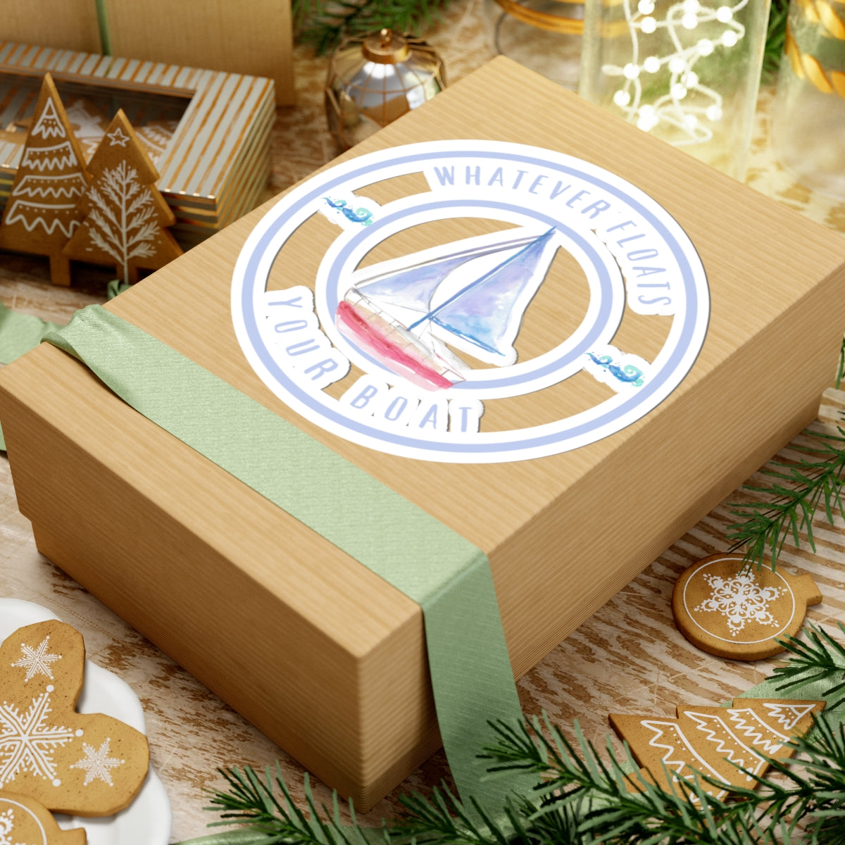 "Whatever floats your boat"  Sticker