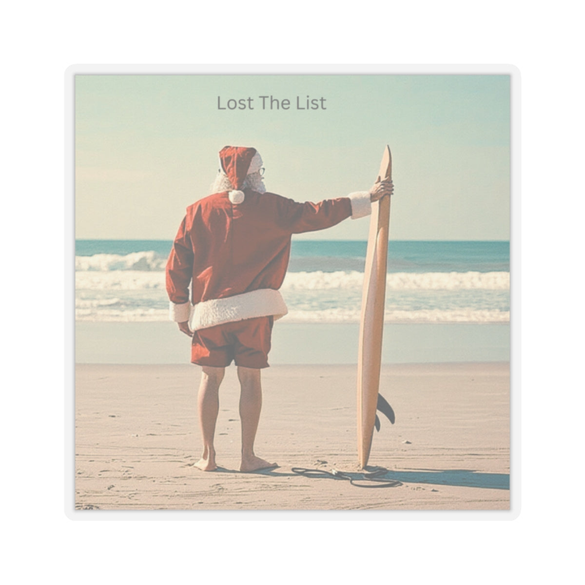 Surfing Santa - Stickers