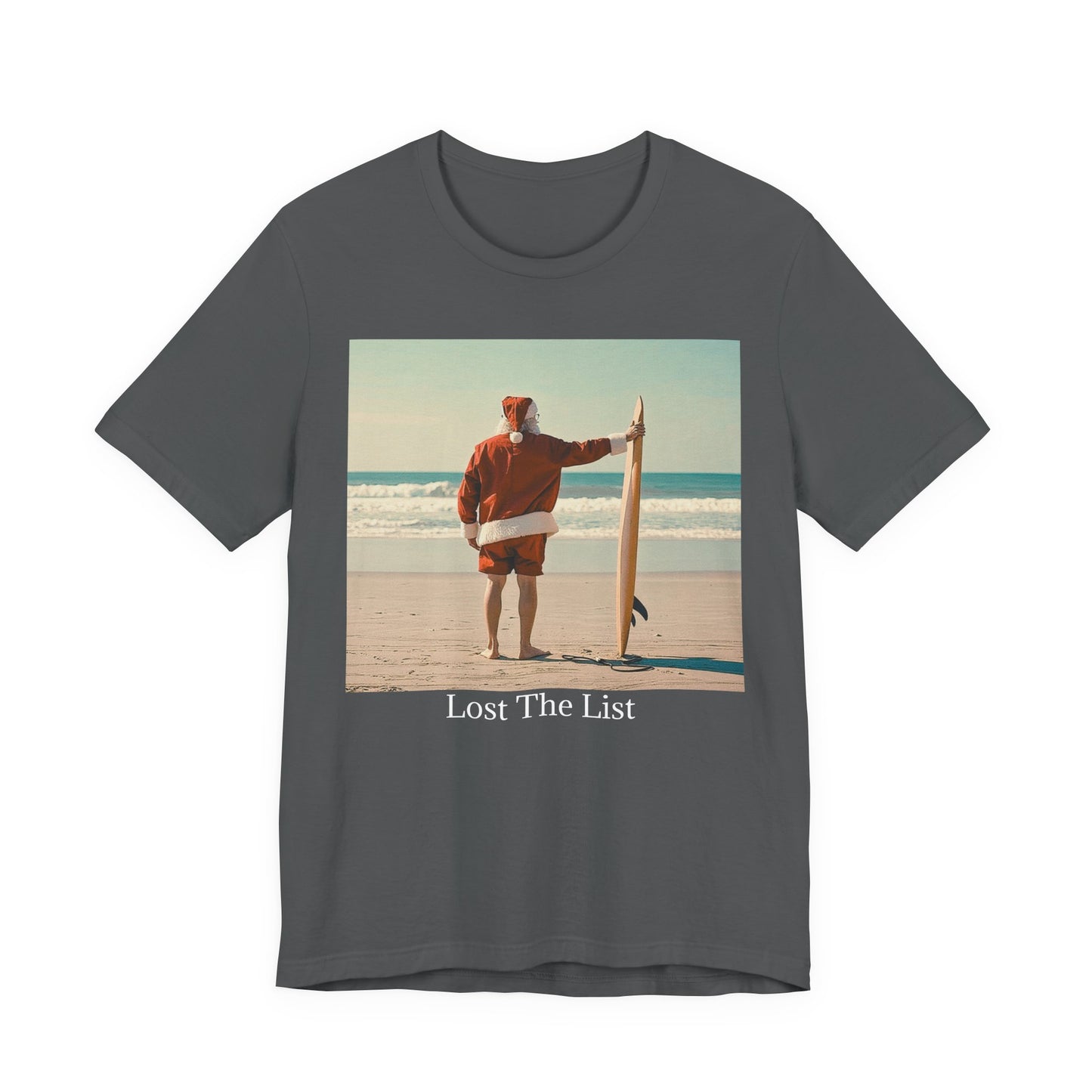 Beach Santa "Lost The List" - Men T-Shirt