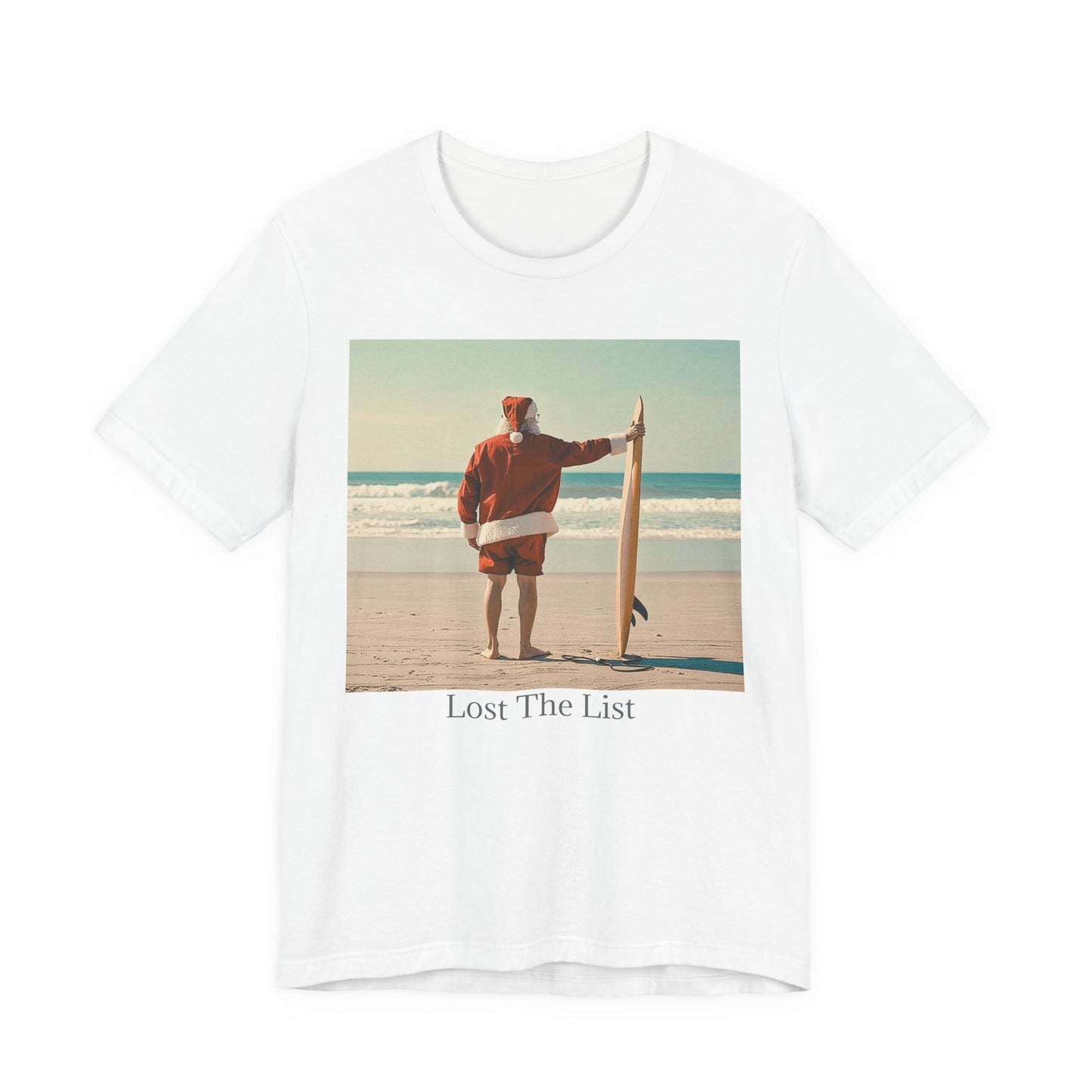 Beach Santa "Lost The List" - Men T-Shirt