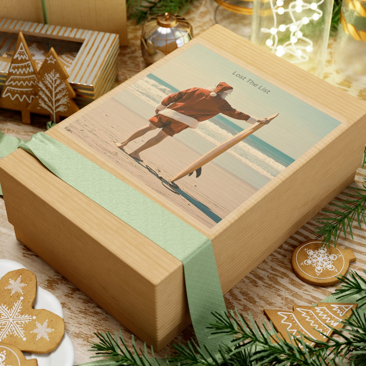 Surfing Santa - Stickers