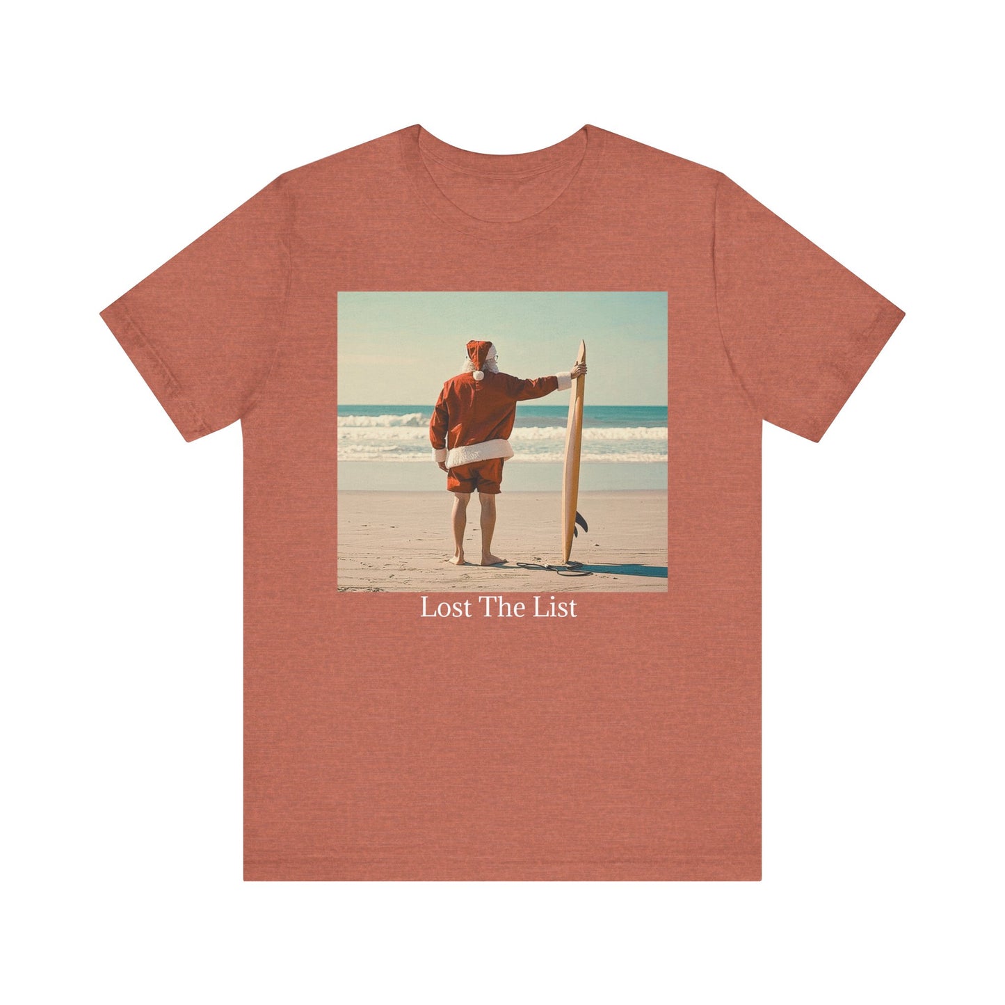Beach Santa "Lost The List" - Men T-Shirt
