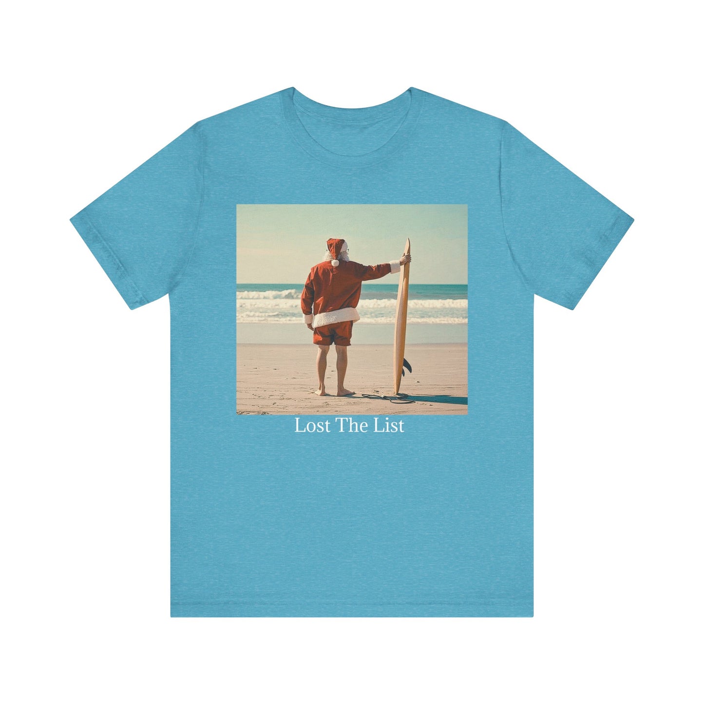 Beach Santa "Lost The List" - Men T-Shirt