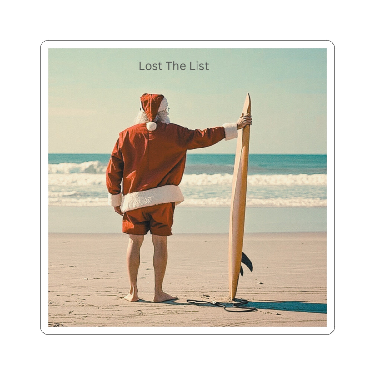 Surfing Santa - Stickers