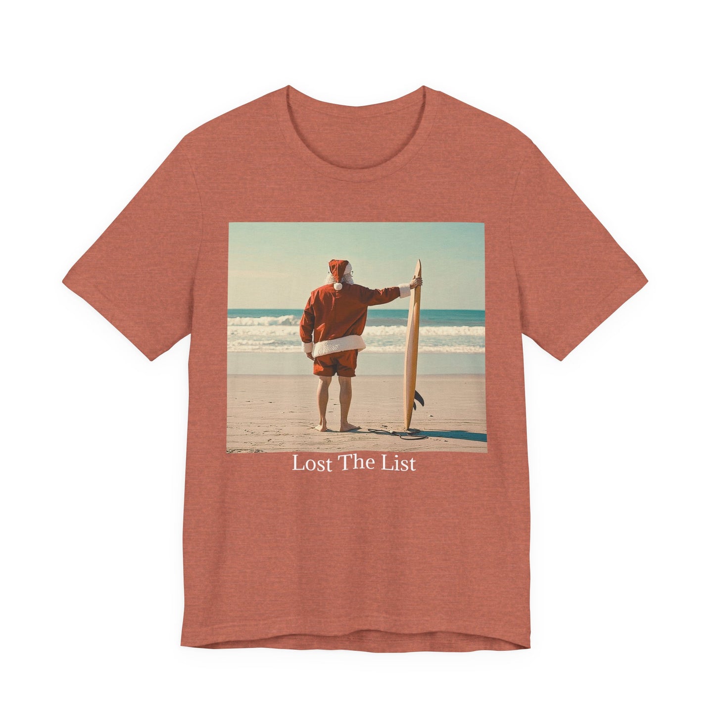 Beach Santa "Lost The List" - Men T-Shirt