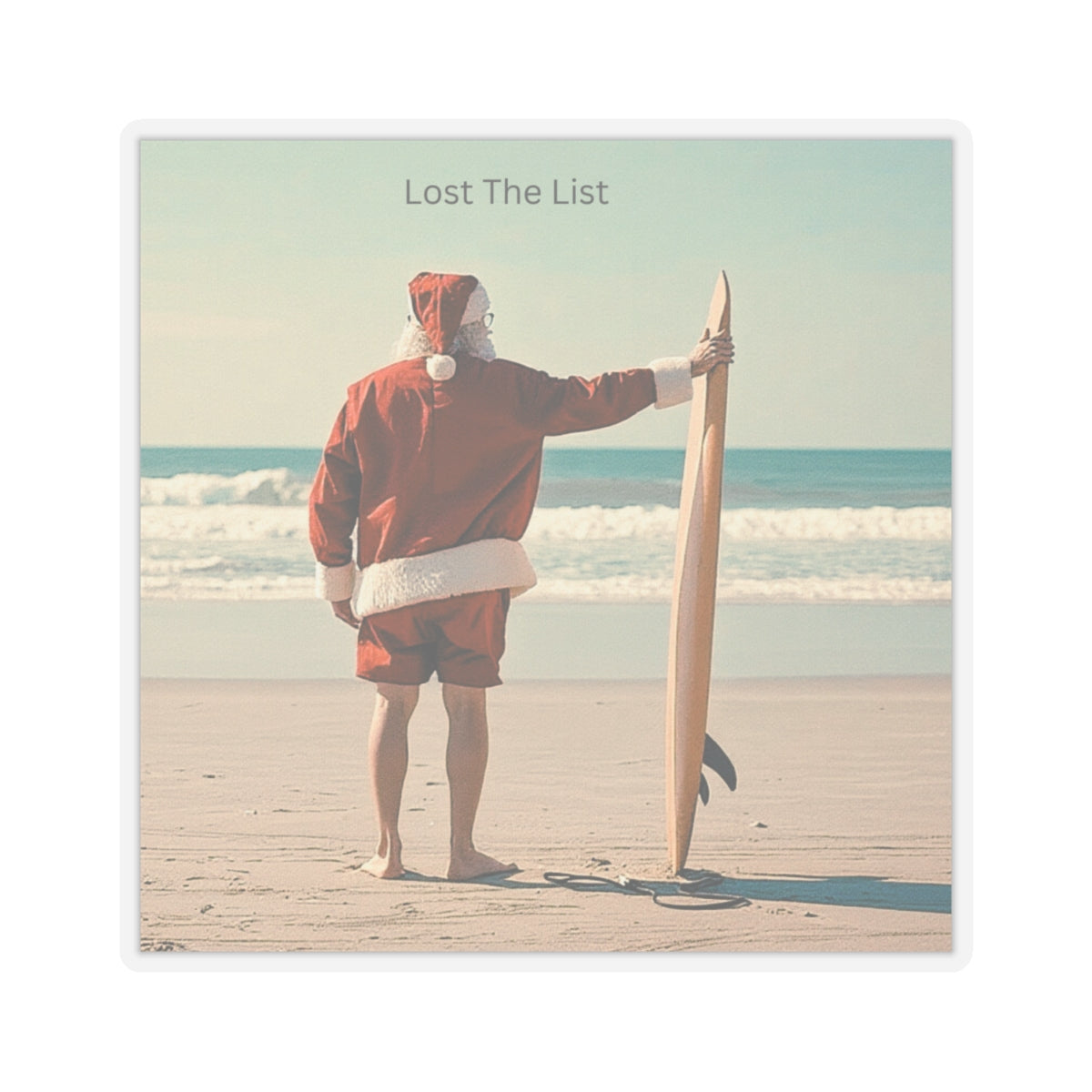 Surfing Santa - Stickers