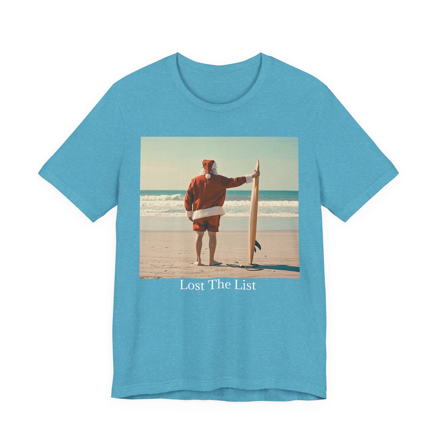 Beach Santa "Lost The List" - Men T-Shirt